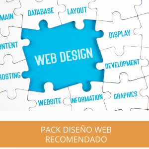 Representa producto para contratar online pack diseño web recomendado