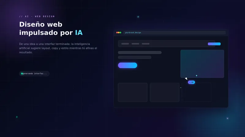 Inteligencia artificial en el diseño web
